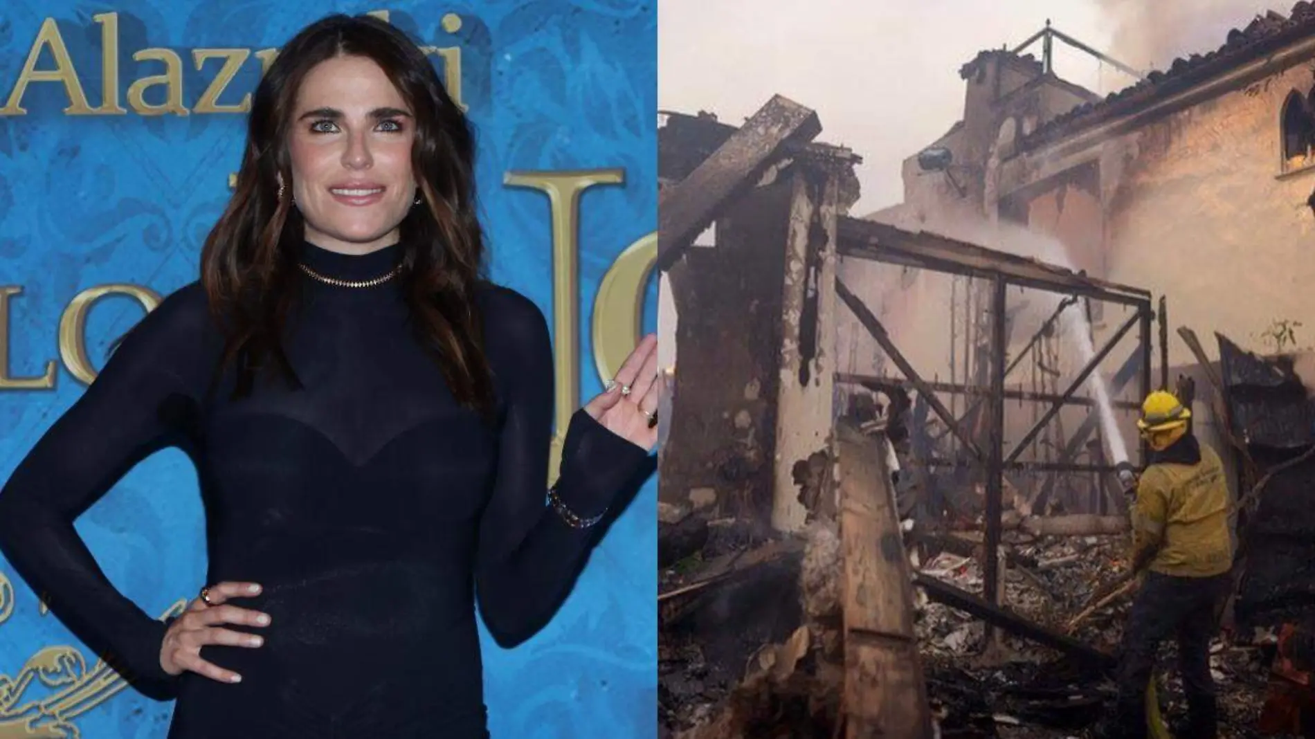 Karla Souza incendio Los Ángeles